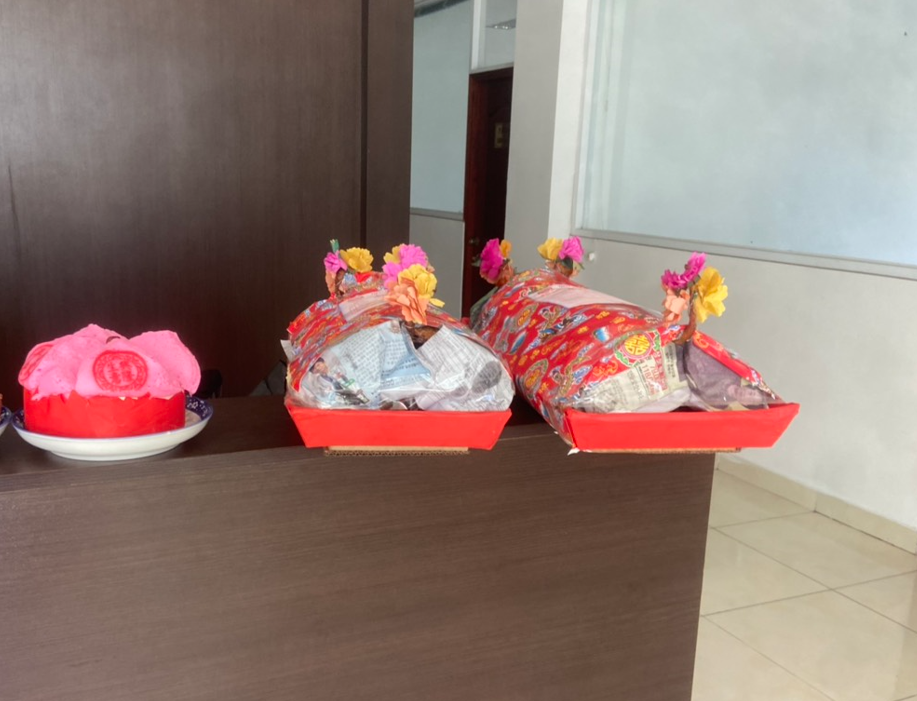 Đặt heo quay cúng thôi nôi tại Bình Định