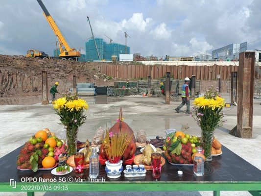 Heo quay cúng động thổ, cúng khởi công xây dựng