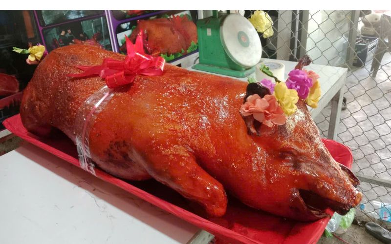 heo quay bình định ngon giòn bì