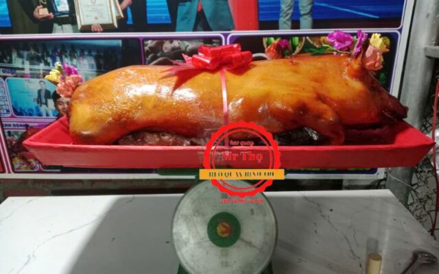 heo quay nguyên con xã mỹ thành