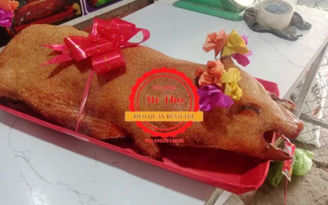 heo quay nguyên con xã mỹ thành